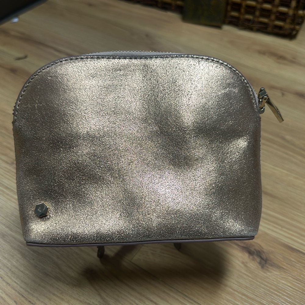 Chico’s Rose gold pouch